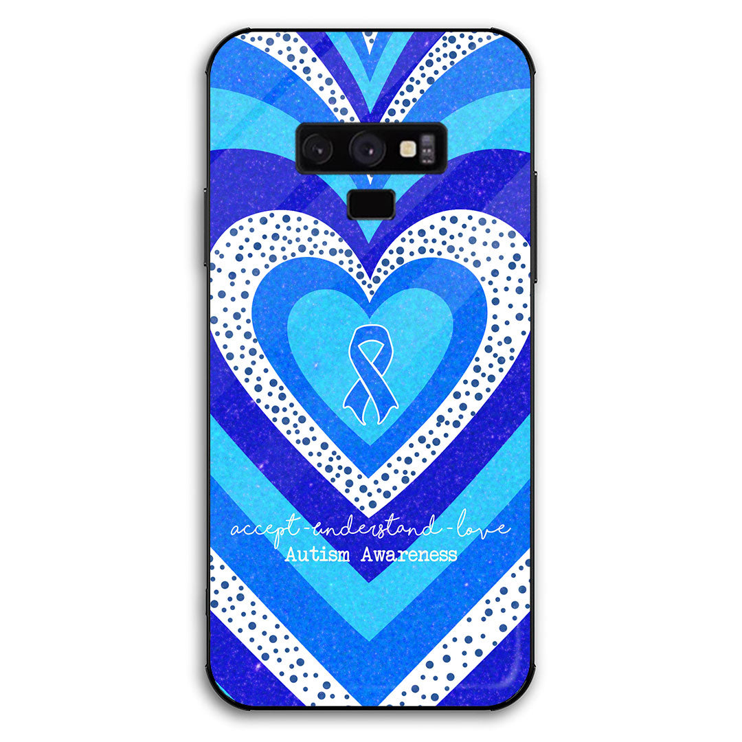Accepter, comprendre, aimer - Coque de téléphone pour la sensibilisation à l'autisme