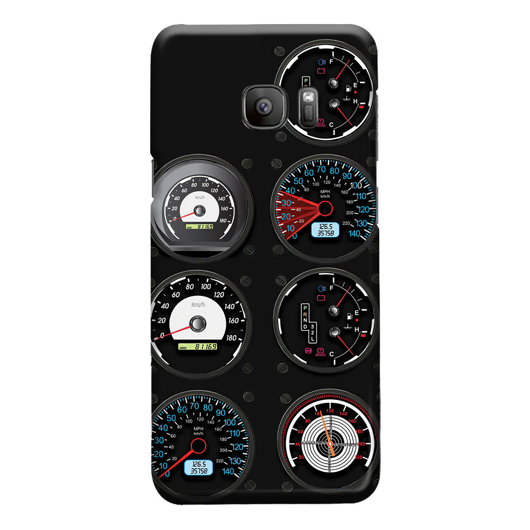 Compteurs de vitesse de voiture - Étui de téléphone de course