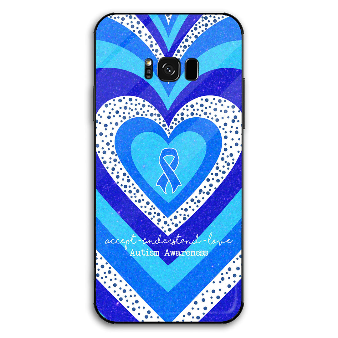 Accepter, comprendre, aimer - Coque de téléphone pour la sensibilisation à l'autisme
