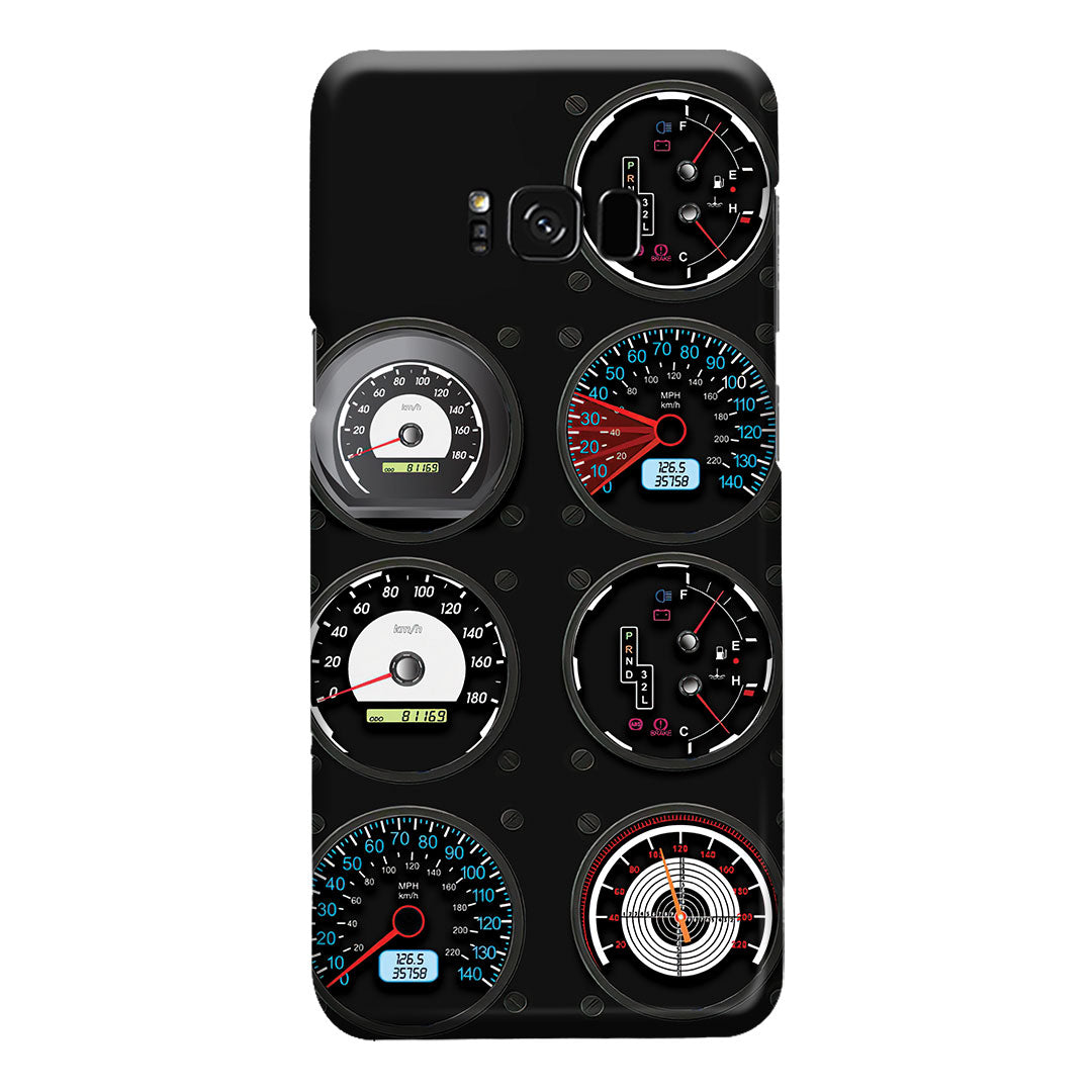 Compteurs de vitesse de voiture - Étui de téléphone de course