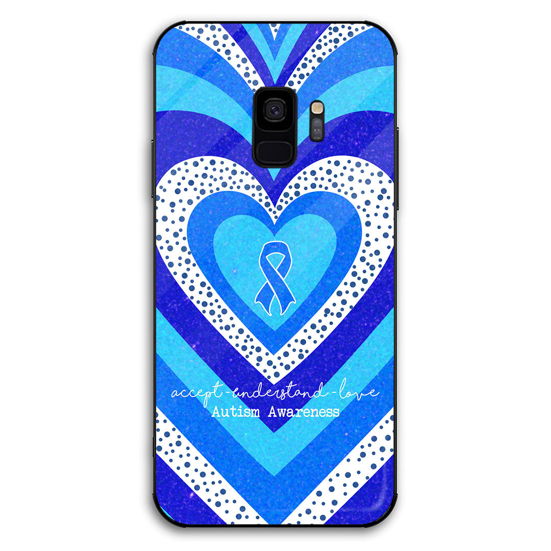 Accepter, comprendre, aimer - Coque de téléphone pour la sensibilisation à l'autisme