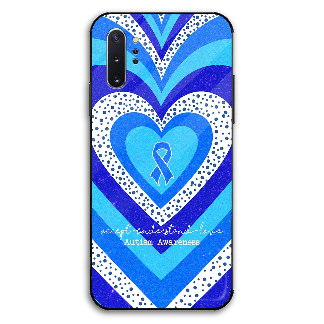 Accepter, comprendre, aimer - Coque de téléphone pour la sensibilisation à l'autisme