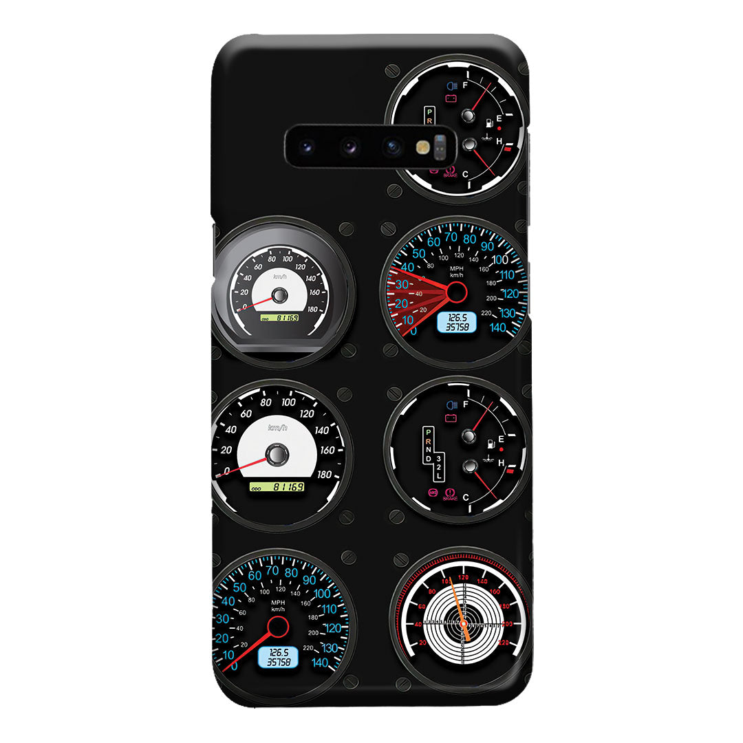 Compteurs de vitesse de voiture - Étui de téléphone de course