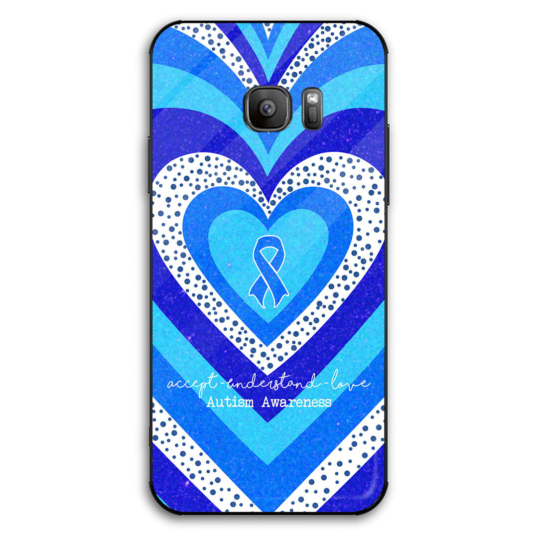 Accepter, comprendre, aimer - Coque de téléphone pour la sensibilisation à l'autisme