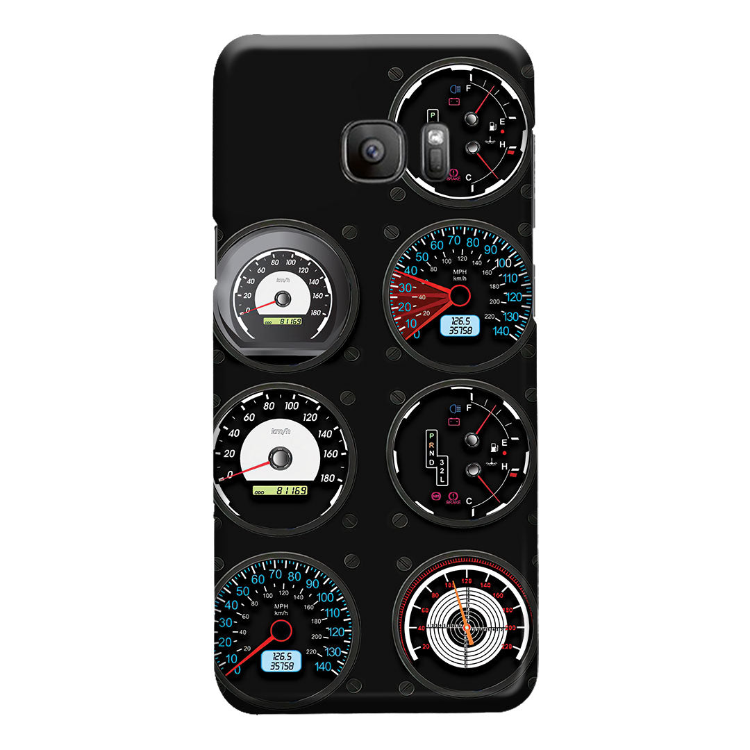 Compteurs de vitesse de voiture - Étui de téléphone de course