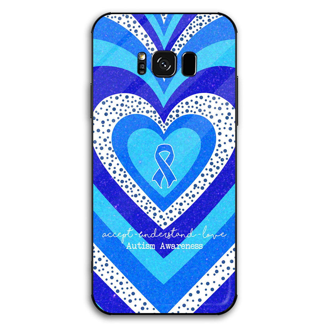 Accepter, comprendre, aimer - Coque de téléphone pour la sensibilisation à l'autisme