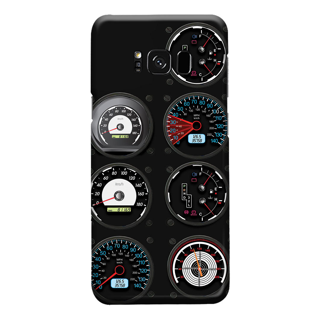 Compteurs de vitesse de voiture - Étui de téléphone de course