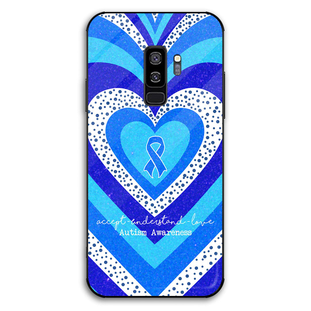 Accepter, comprendre, aimer - Coque de téléphone pour la sensibilisation à l'autisme