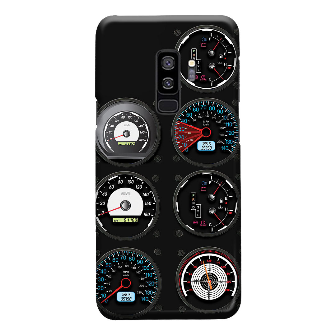 Compteurs de vitesse de voiture - Étui de téléphone de course