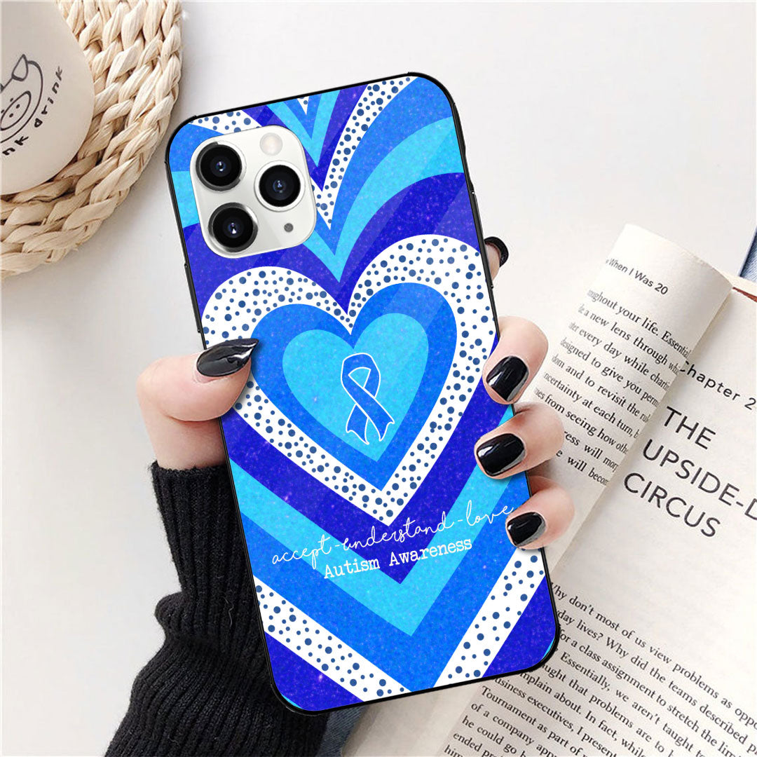 Accepter, comprendre, aimer - Coque de téléphone pour la sensibilisation à l'autisme