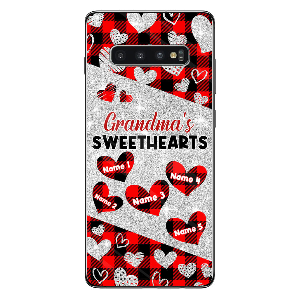 Grandma's Sweethearts - Personalized Valentine Grandma Phone Case