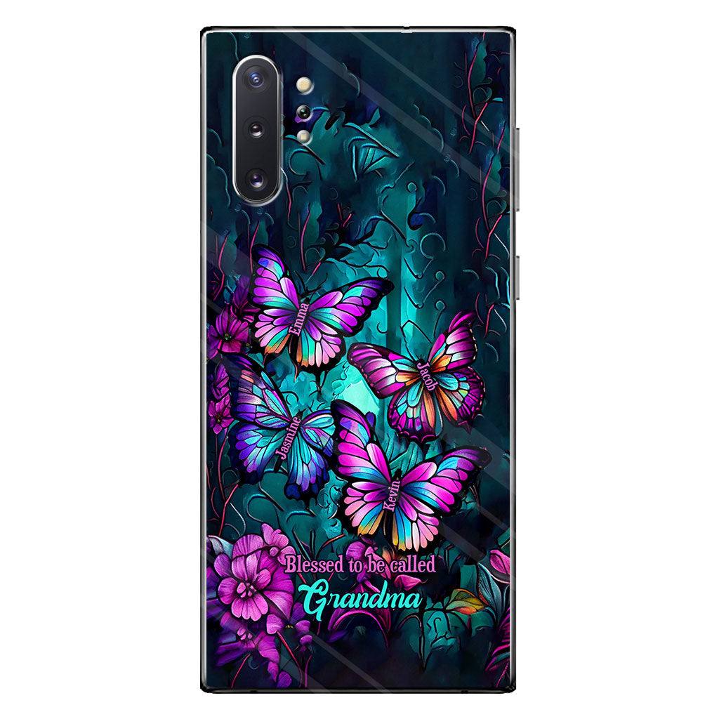 Grandma's Butterflies - Personalized Grandma Phone Case