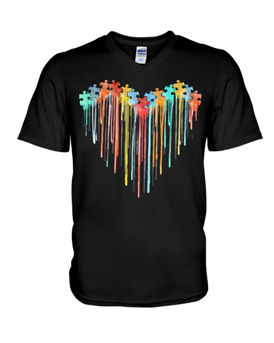Autism Heart - T-shirt et sweat à capuche de sensibilisation à l'autisme 0520