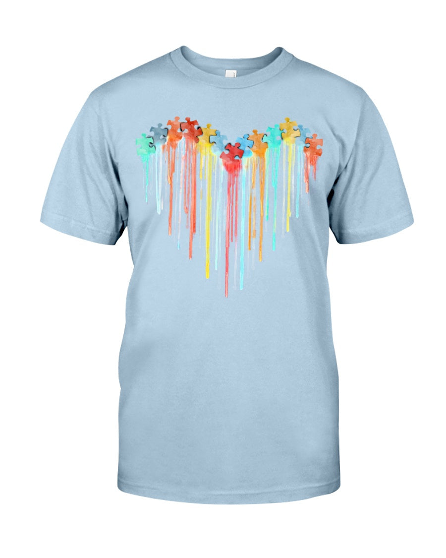Autism Heart - T-shirt et sweat à capuche de sensibilisation à l'autisme 0520