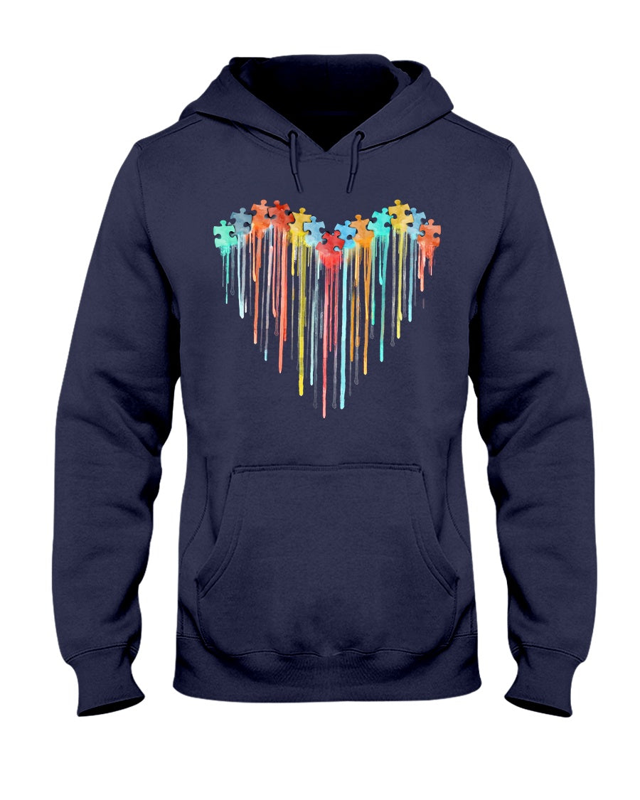Autism Heart - T-shirt et sweat à capuche de sensibilisation à l'autisme 0520