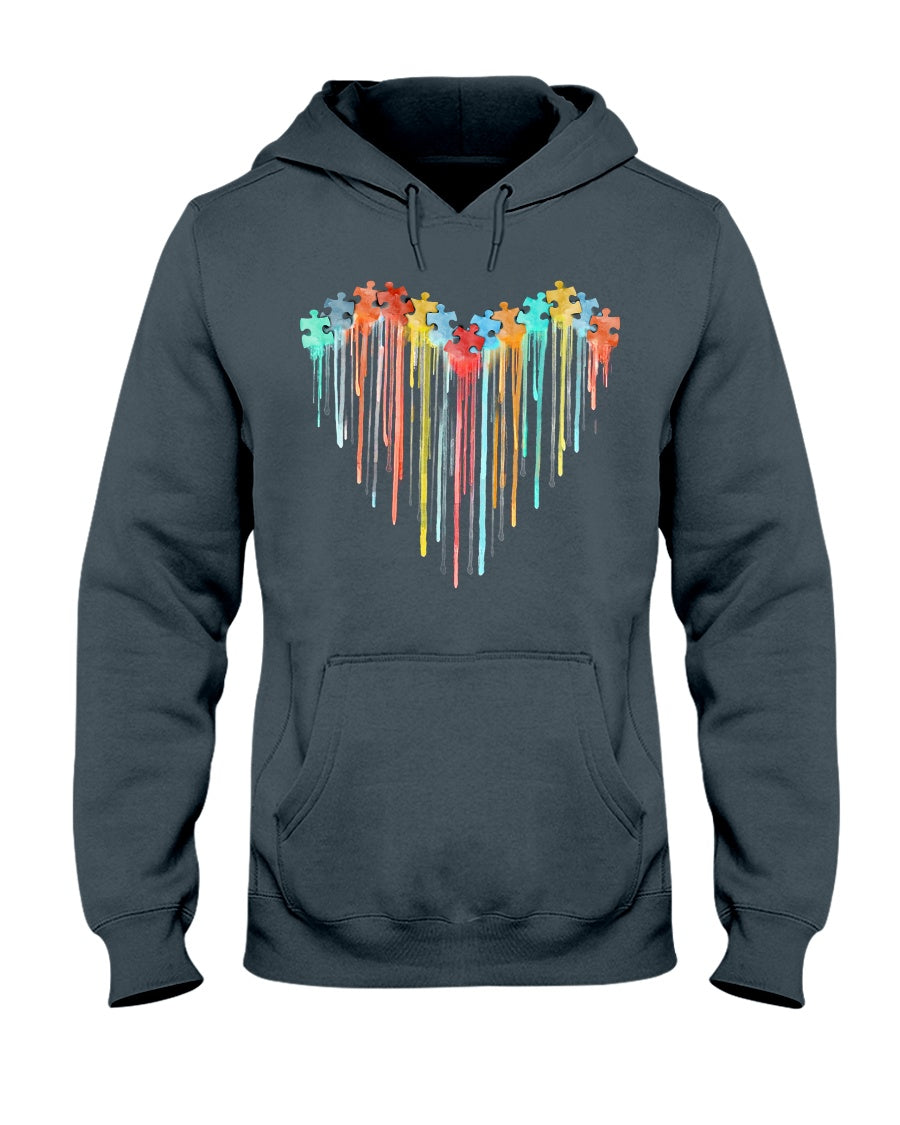 Autism Heart - T-shirt et sweat à capuche de sensibilisation à l'autisme 0520