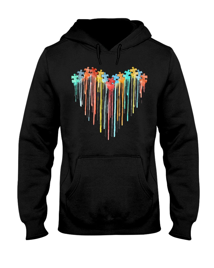 Autism Heart - T-shirt et sweat à capuche de sensibilisation à l'autisme 0520