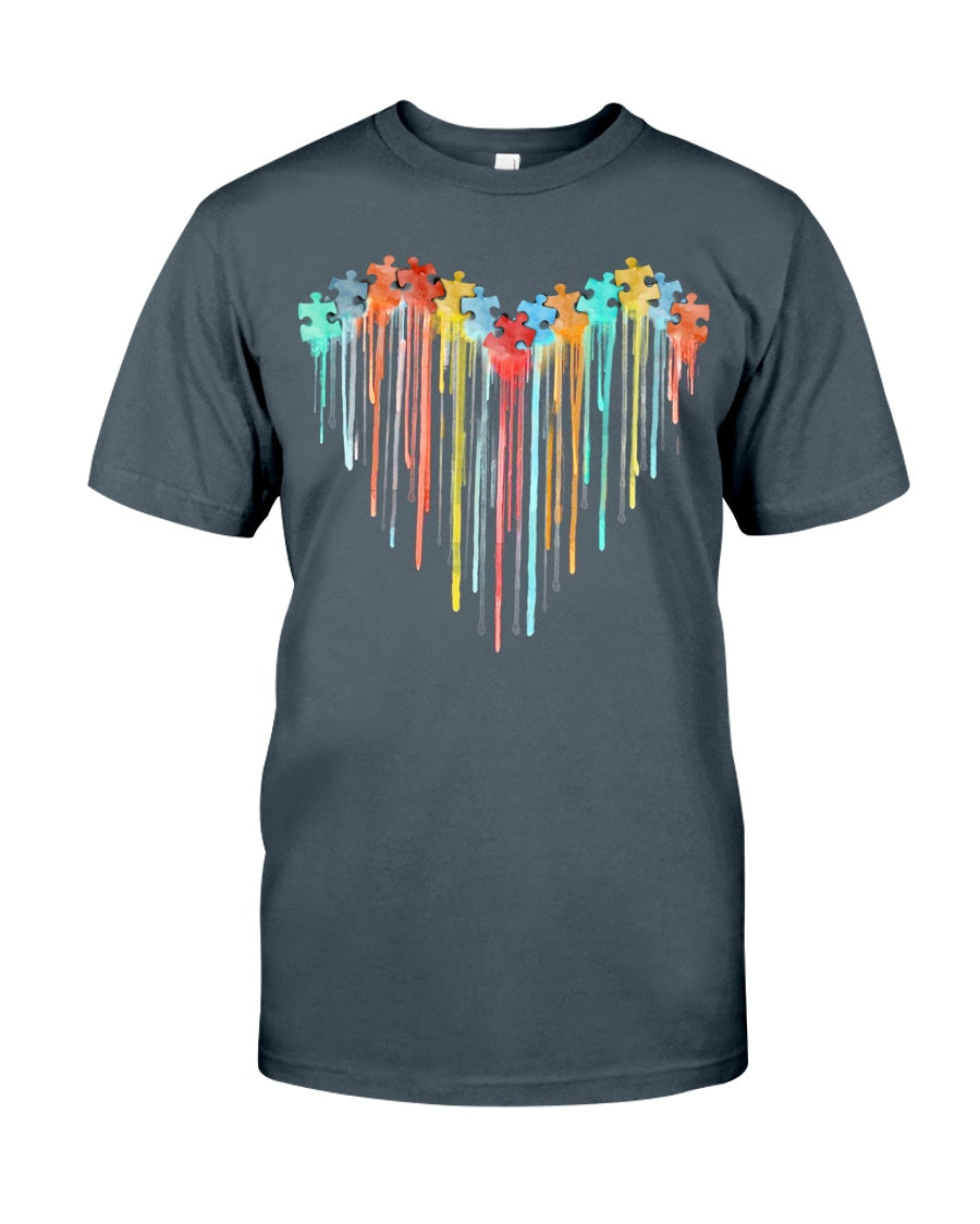 Autism Heart - T-shirt et sweat à capuche de sensibilisation à l'autisme 0520